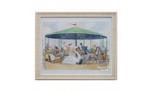 กรอบรูปภาพวาดศิลปะสีน้ำแนวอาร์ต